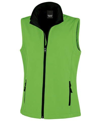 Chaleco softshell para mujer personnalisable | Vert Intenso/Nègre