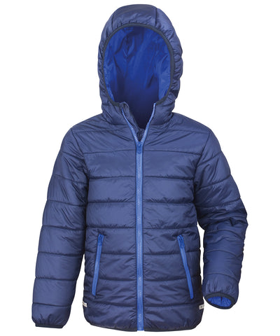 Chaqueta acolchada Core junior suave | Azul Marino/Azul Real