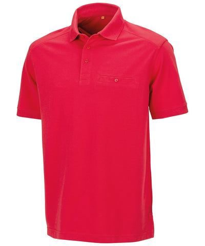 Camisa polo Work-Guard Apex con bolsillo | Rojo
