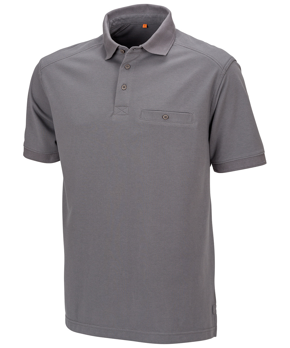 Camisa polo Work-Guard Apex con bolsillo | Gris Claro
