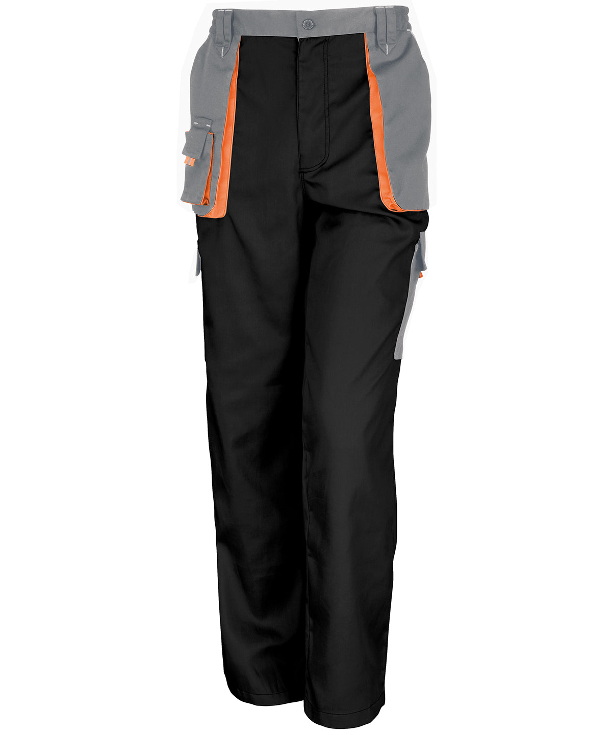 Pantalones Work-Guard lite | Negro/Gris/Naranja
