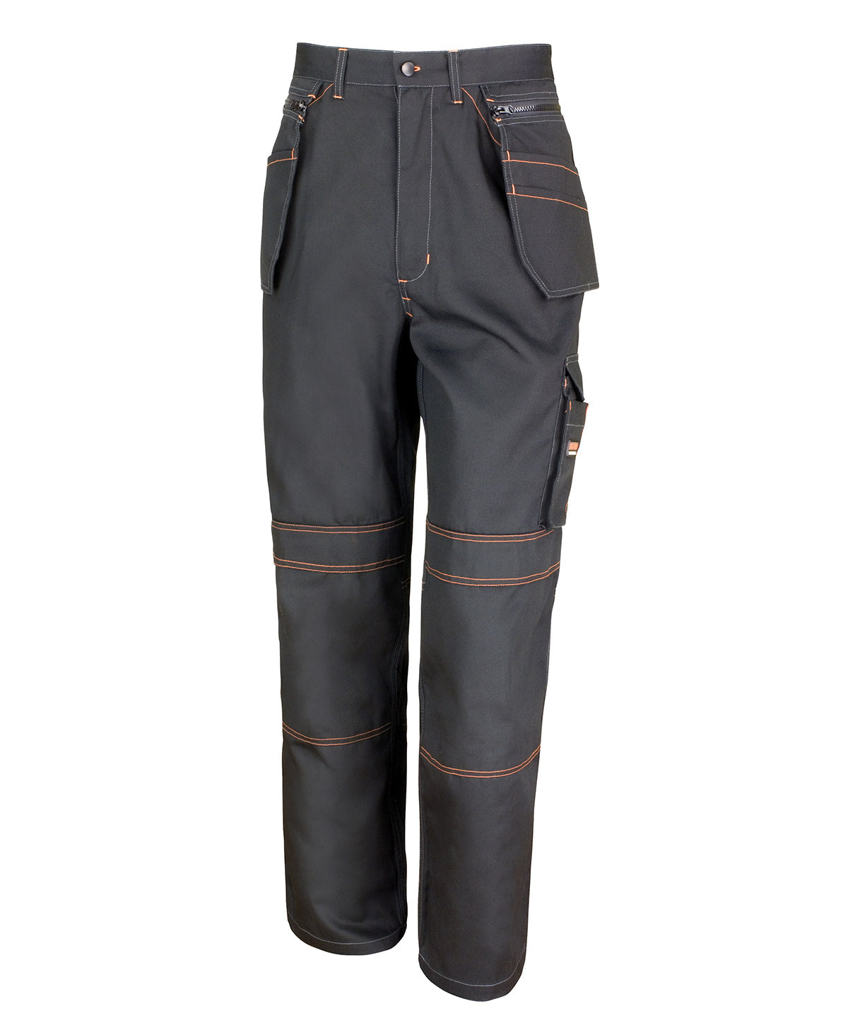 Pantalones de trabajo con funda cruzada Work-Guard lite | Negro