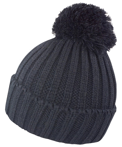 Gorro de punto HDI quest | Negro