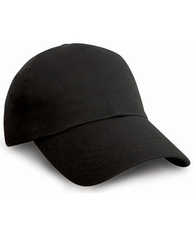Gorra de estilo profesional de algodn pesado drill | Negro