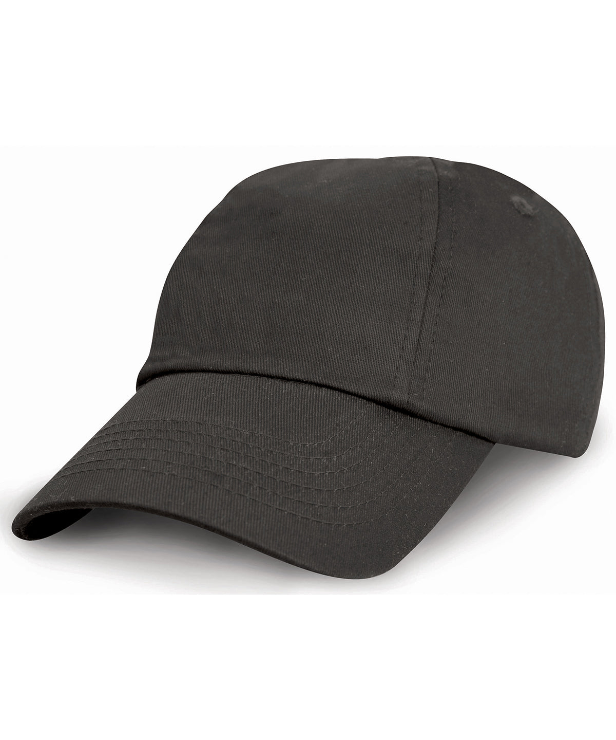 Gorra de algodn de perfil bajo para nios | Negro