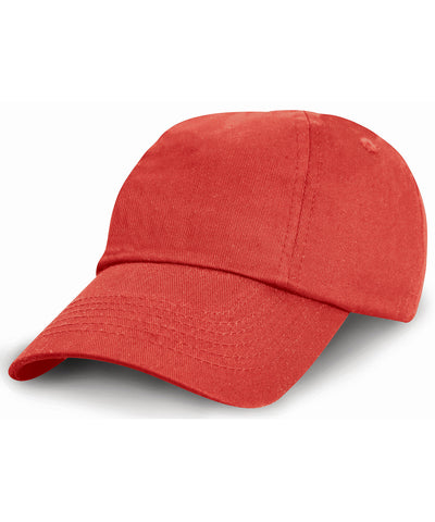 Gorra de algodn de perfil bajo para nios | Rojo