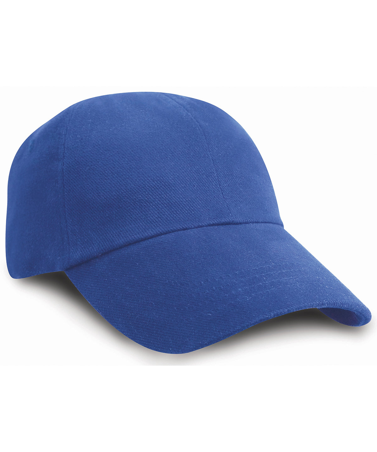 Gorra de algodn cepillado pesado de perfil bajo | Azul Real