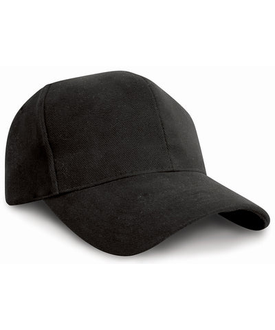Gorra de algodn pesado estilo profesional | Negro