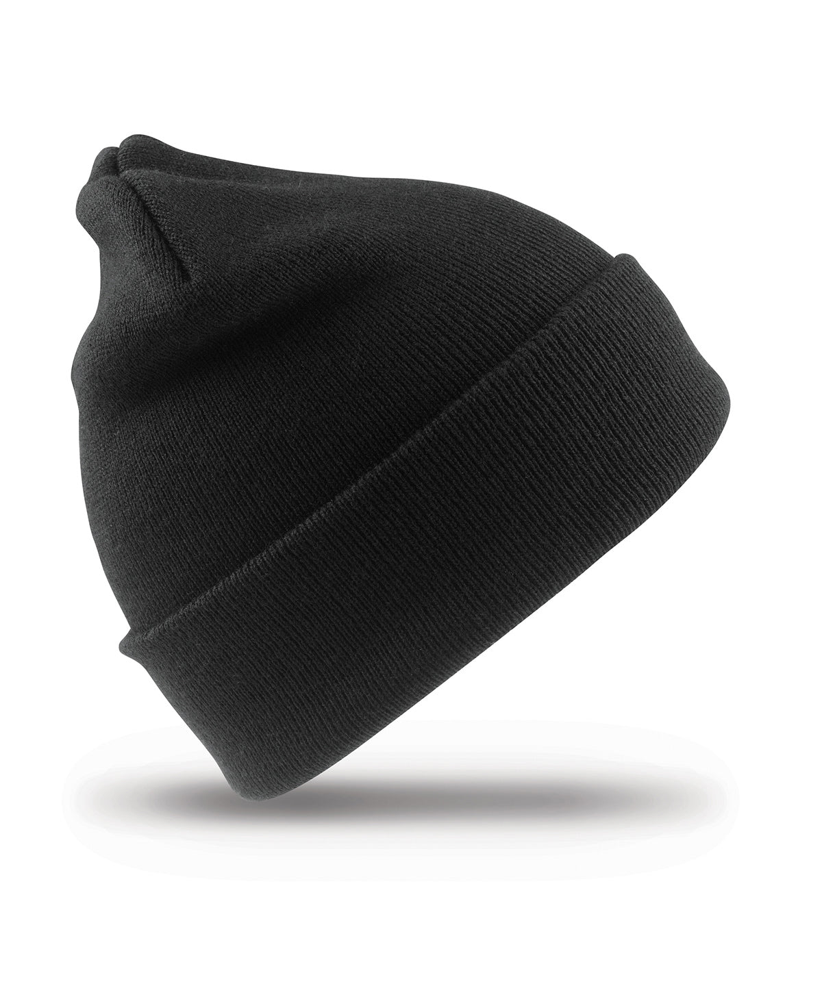 Gorro de esqu de lana para nios | Negro
