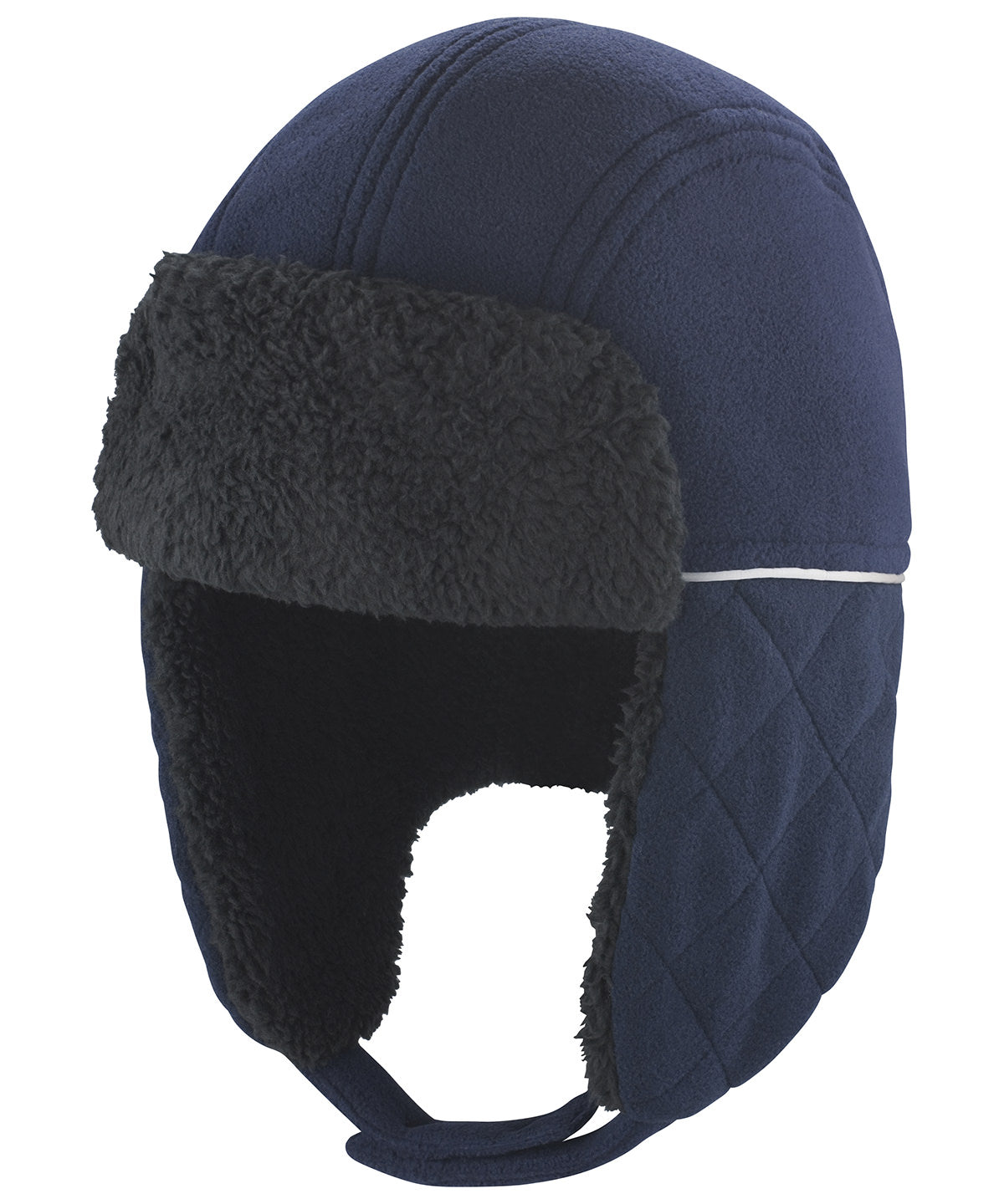 Gorro trapper Ocean | Azul Marino/Negro