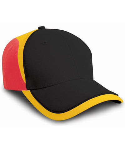 Gorra nacional | Negro/Rojo