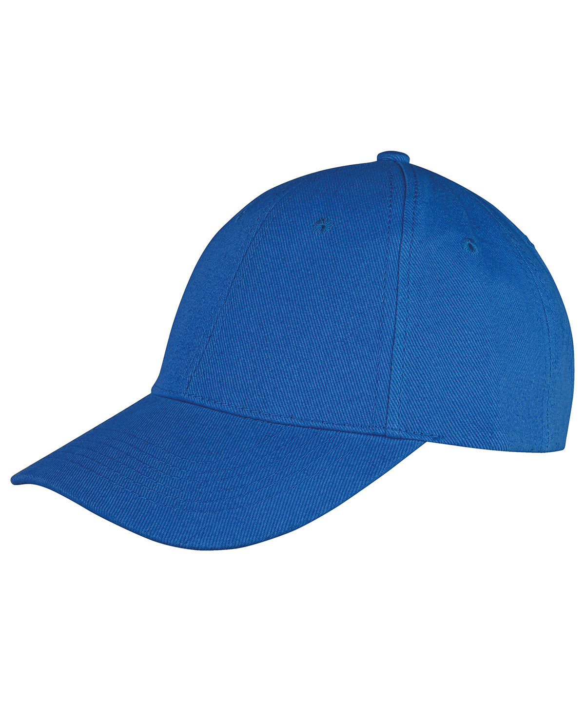 Gorra de perfil bajo de algodn cepillado de 6 paneles Memphis | Azul Celeste