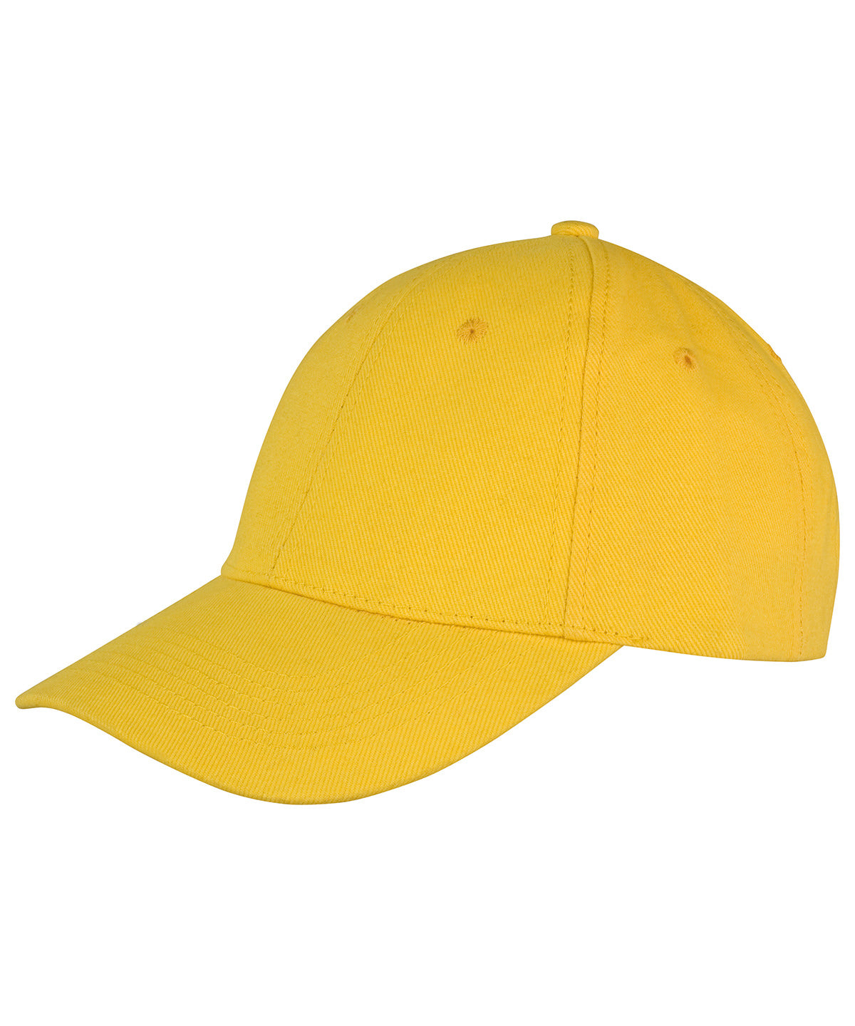 Gorra de perfil bajo de algodn cepillado de 6 paneles Memphis | Amarillo