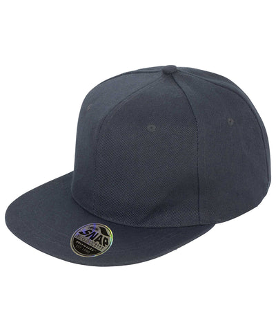 Original Bronx Flat Brim Snapback Cap | Schwarz