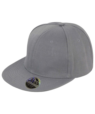 Original Bronx Flat Brim Snapback Cap | Heather Grey