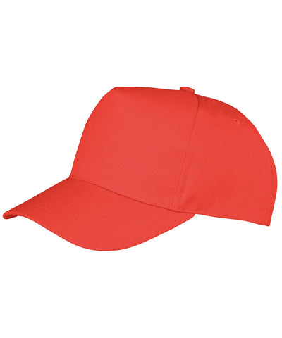 Boston junior 65/35 polycotton cap | Rojo