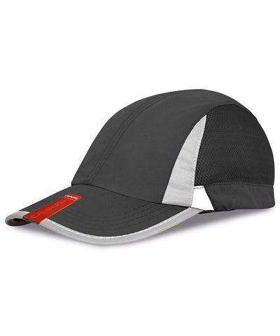 Gorra deportiva | Negro/Blanco
