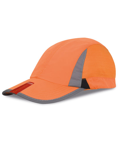 Gorra deportiva | Naranja/Negro