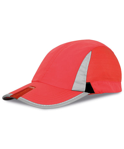 Gorra deportiva | Rojo/Negro
