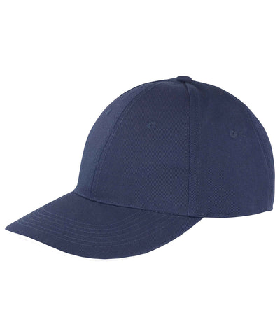 Gorra Memphis de algodn cepillado con visera baja y sandwich | Azul Marino/Blanco
