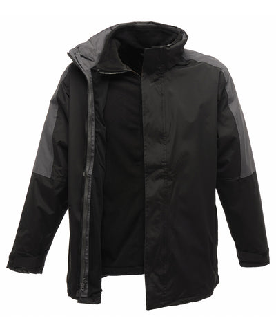 Chaqueta 3 en 1 Defender III | Negro/Gris Foca