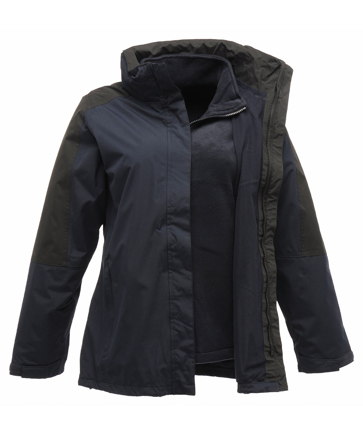 Defender III Damen 3-in-1 Jacke | Marineblau/Schwarz