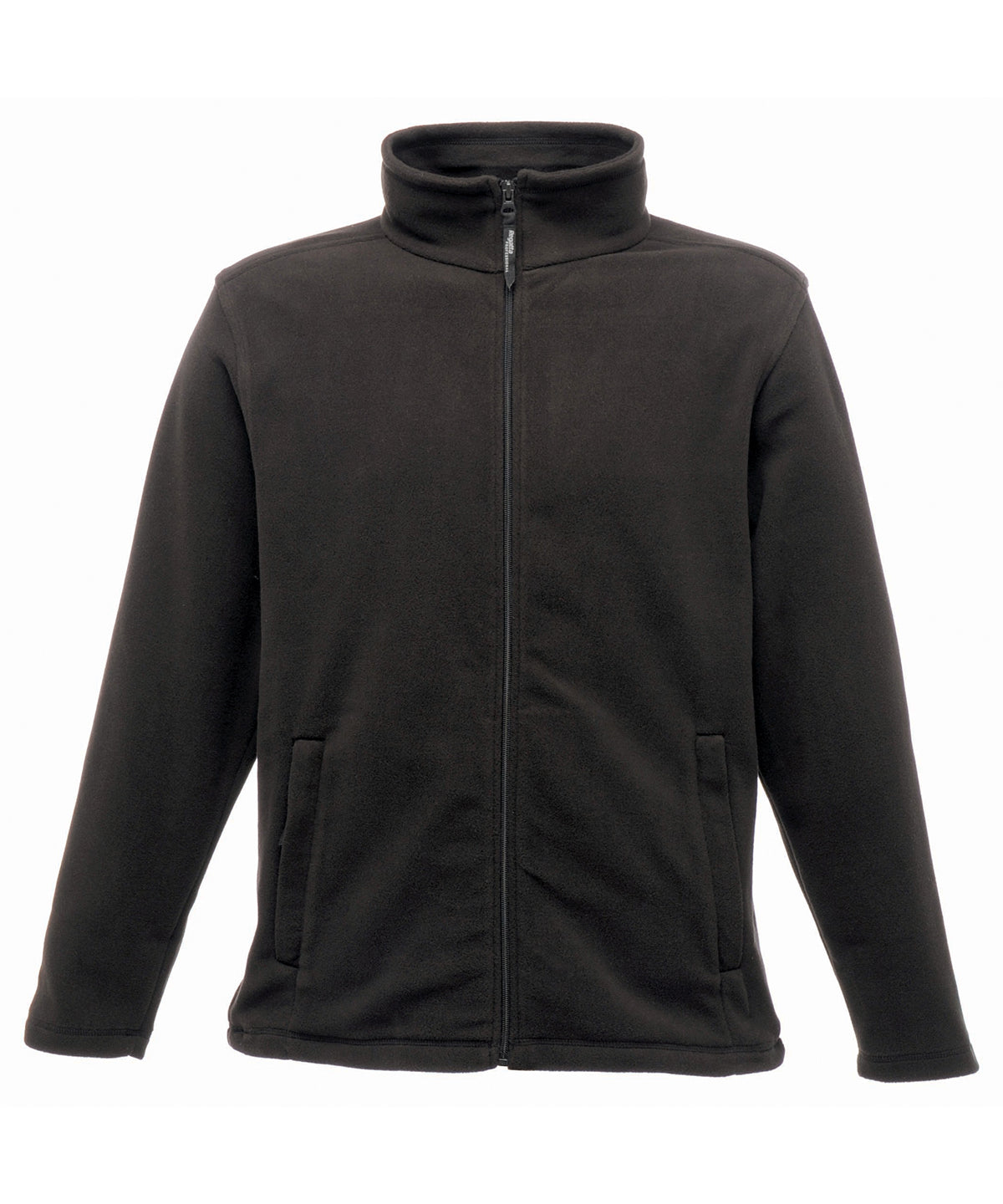 Microfleece con cremallera completa | Negro