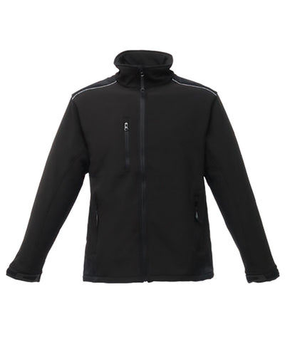 Ropa de trabajo softshell Sandstorm | Negro/Negro