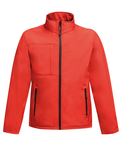Veste softshell Octagon II avec membrane de 3 couches imprimable | Rojo Clsico/Nègre