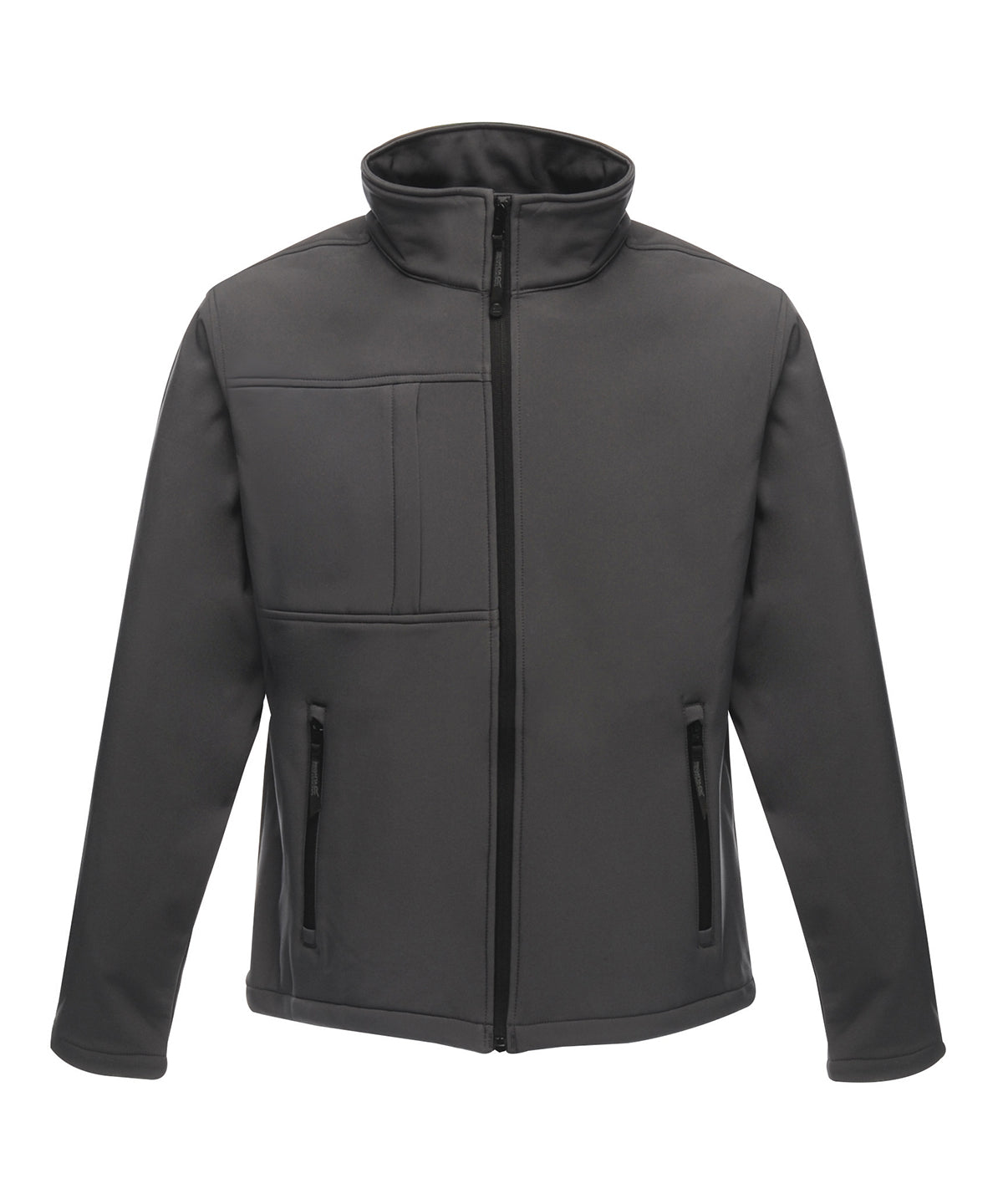 Octagon II Softshelljacke mit bedruckbarer 3-Lagen-Membran | Seal Grey/Schwarz