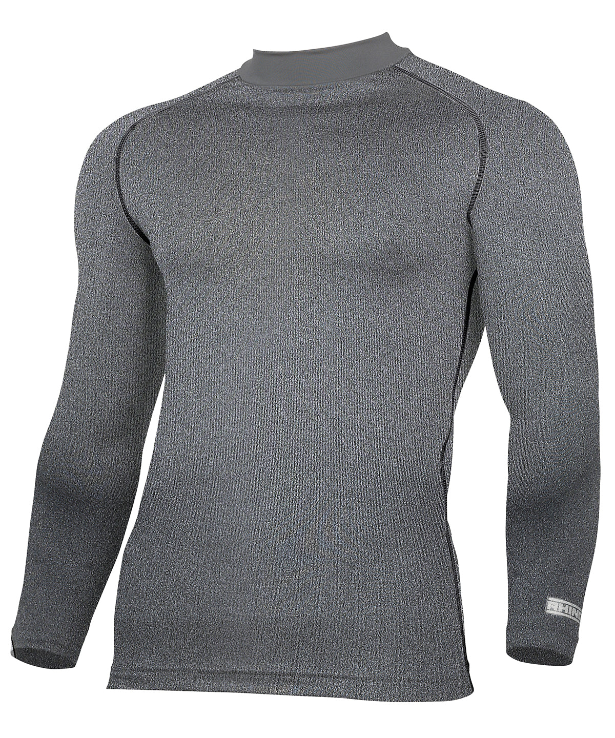 Rhino Langarm-Baselayer | Heather Grey