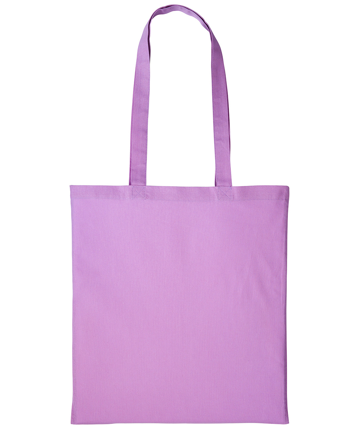 Shopper de algodn con asas largas | Lavanda