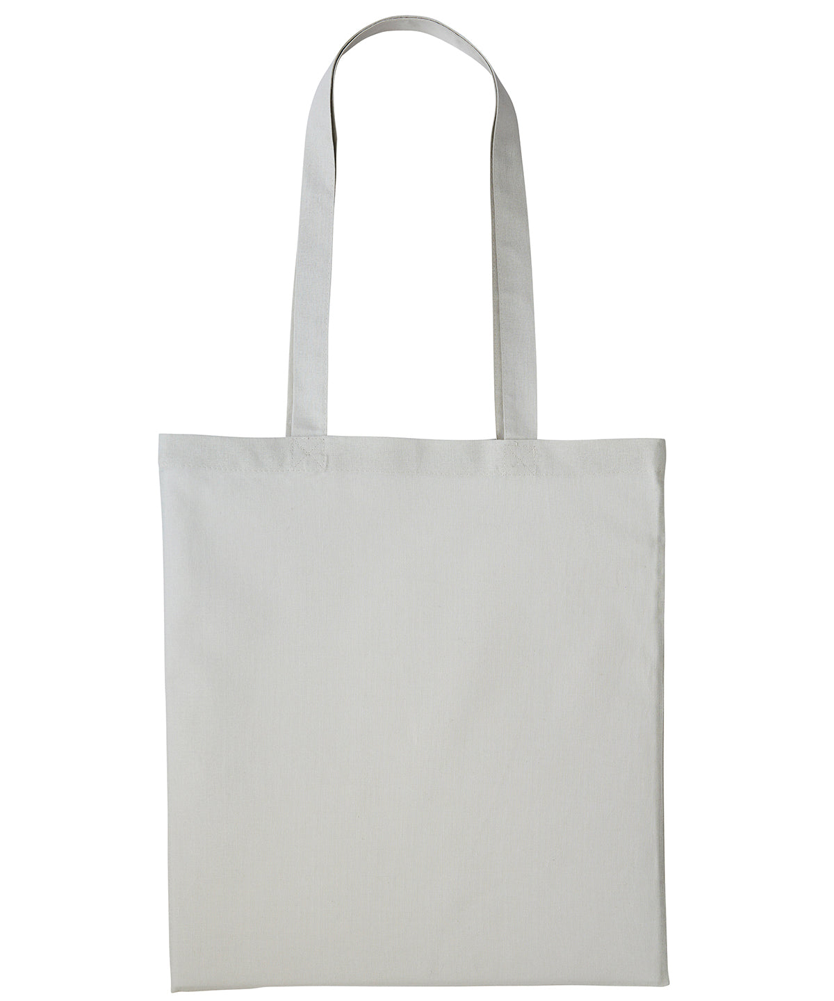 Shopper de algodn con asas largas | Pastel Grey