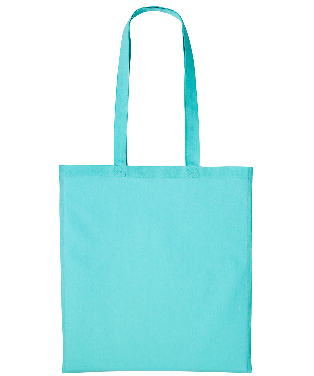 Shopper de algodn con asas largas | Menta