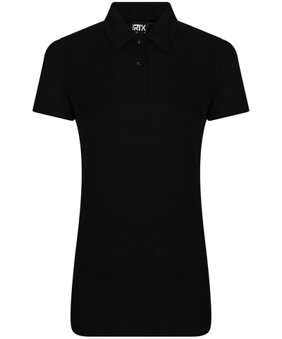 Polo de polister profesional para mujer | Negro