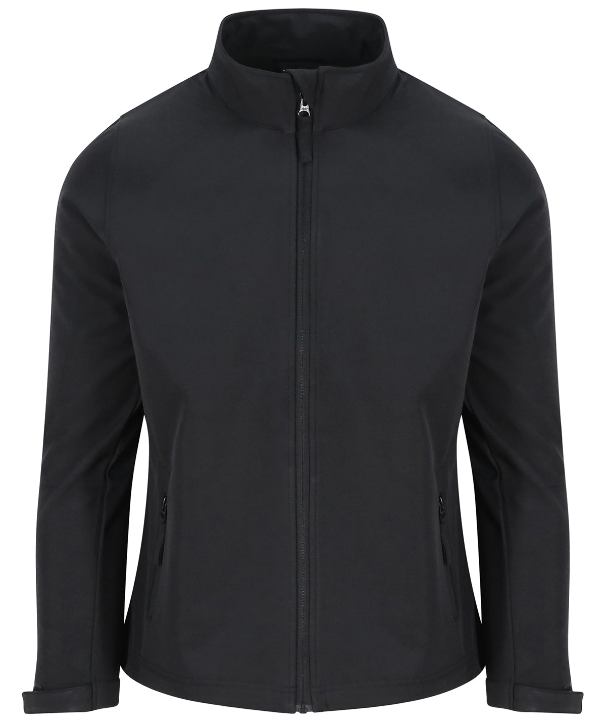 Damen Pro 2-Lagen Softshelljacke | Schwarz