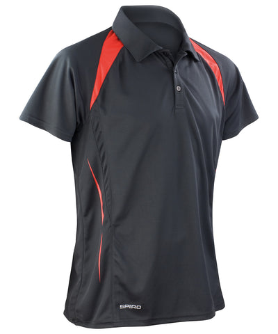 Polo Spiro Team Spirit | Negro/Rojo