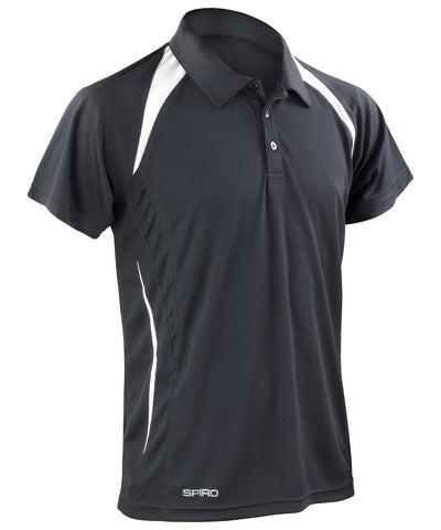 Polo Spiro Team Spirit | Negro/Blanco