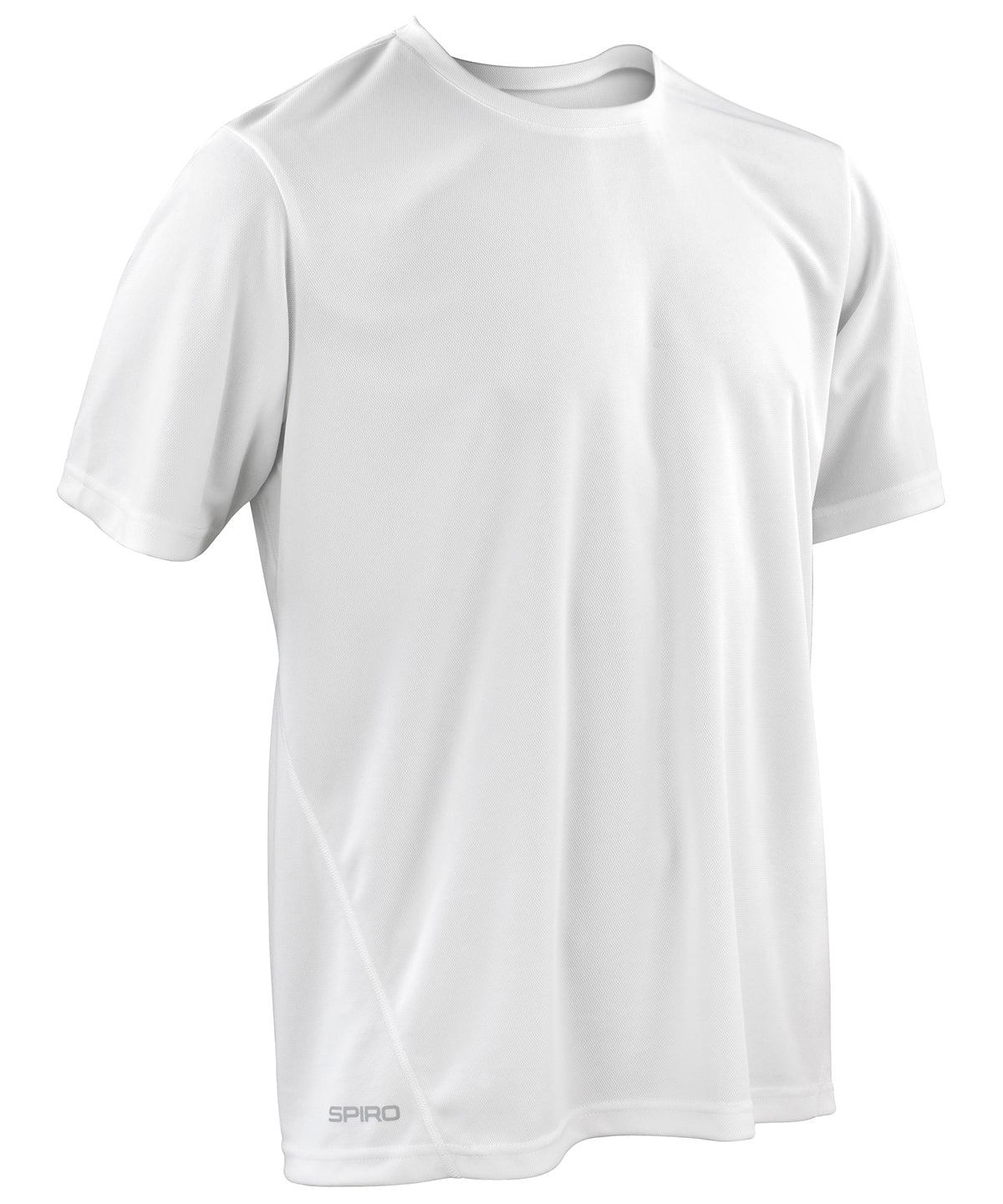 Camiseta de manga corta de secado rpido Spiro | Blanco