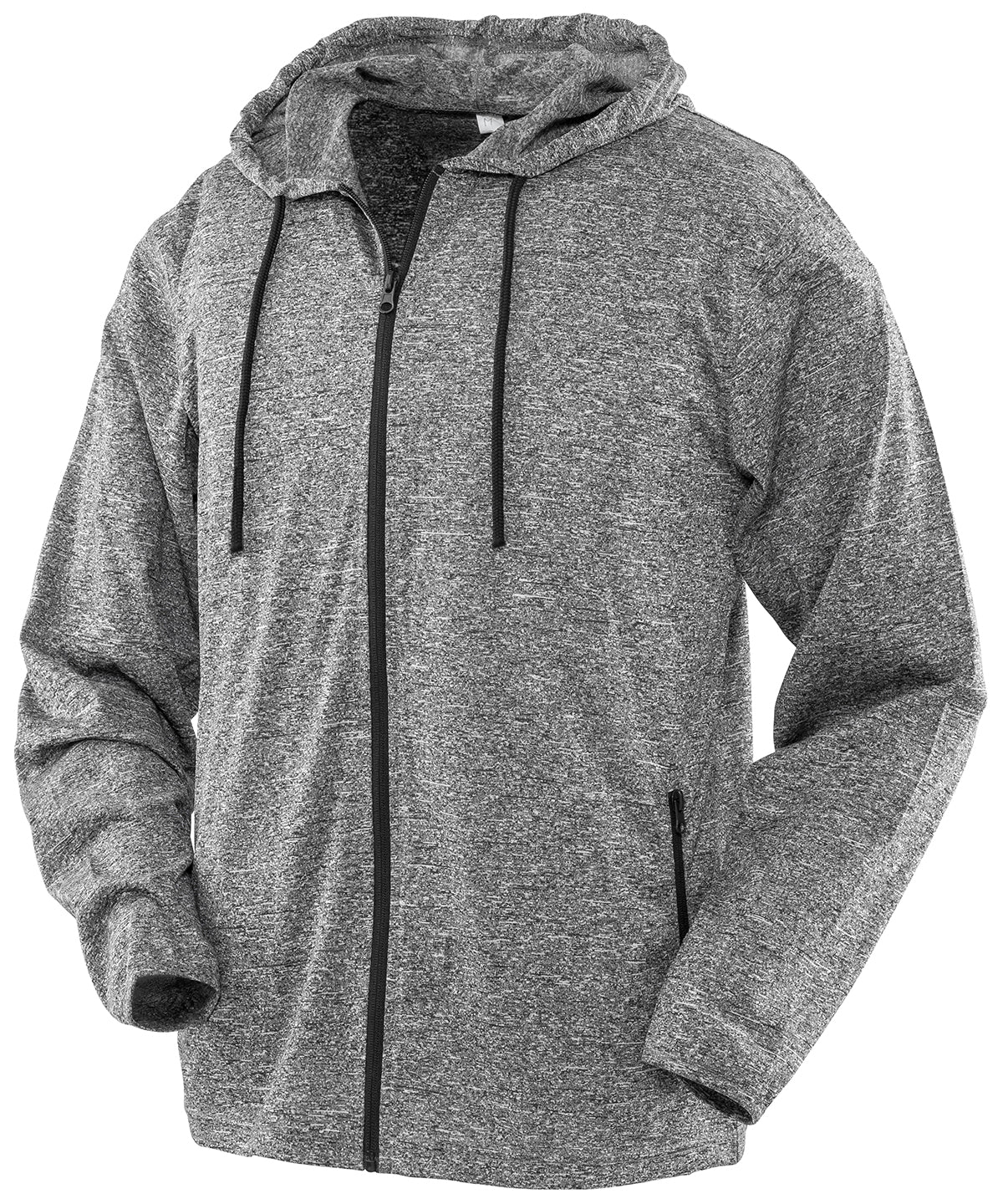 Chaqueta con capucha manga corta | Gris Marengo