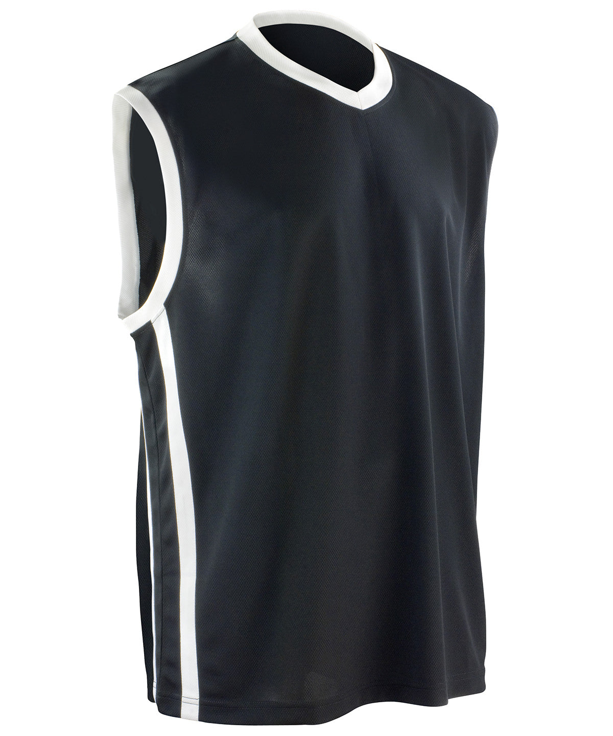 Camiseta de baloncesto de secado rpido | Negro/Blanco