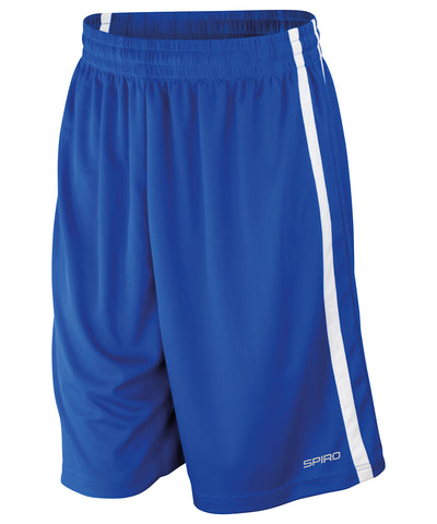 Pantalones cortos de baloncesto de secado rpido | Azul Real/Blanco