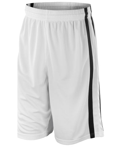 Pantalones cortos de baloncesto de secado rpido | Blanco/Negro