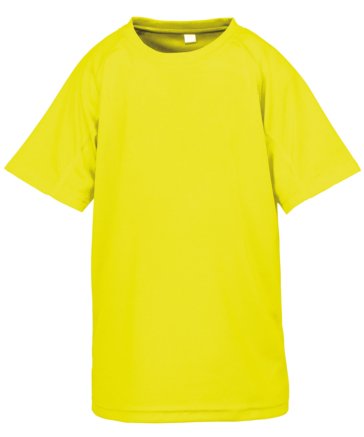 Camiseta Junior de rendimiento Aircool | Amarillo Fluorescente