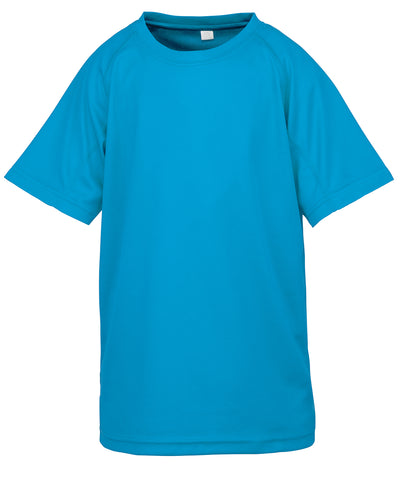 Camiseta Junior de rendimiento Aircool | Azul Ocano
