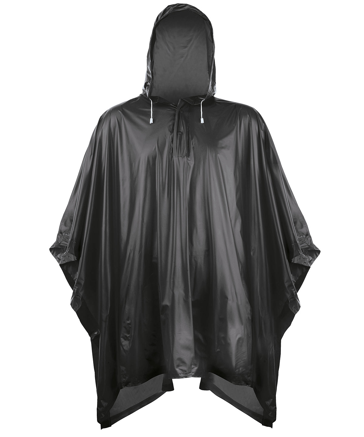 Plastikponcho | Schwarz