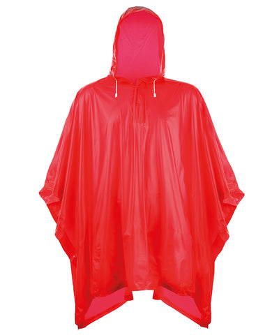 Plastikponcho | Rot
