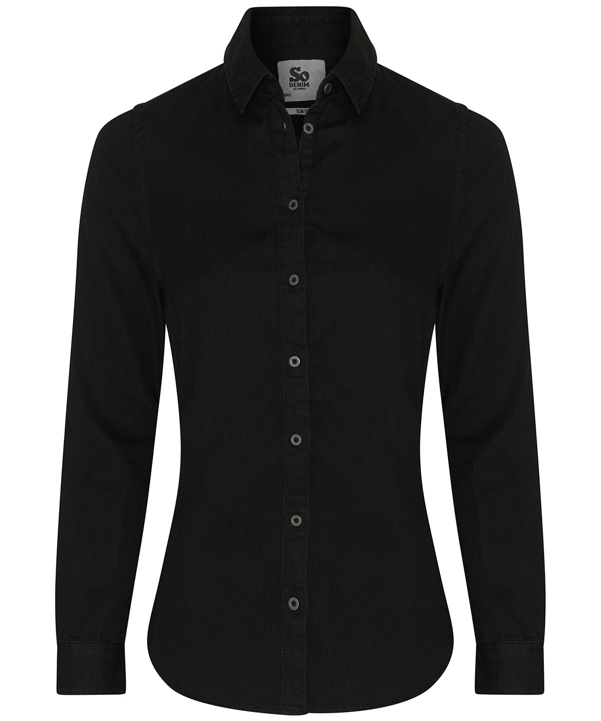 Camisa vaquera Lucy para mujer | Negro