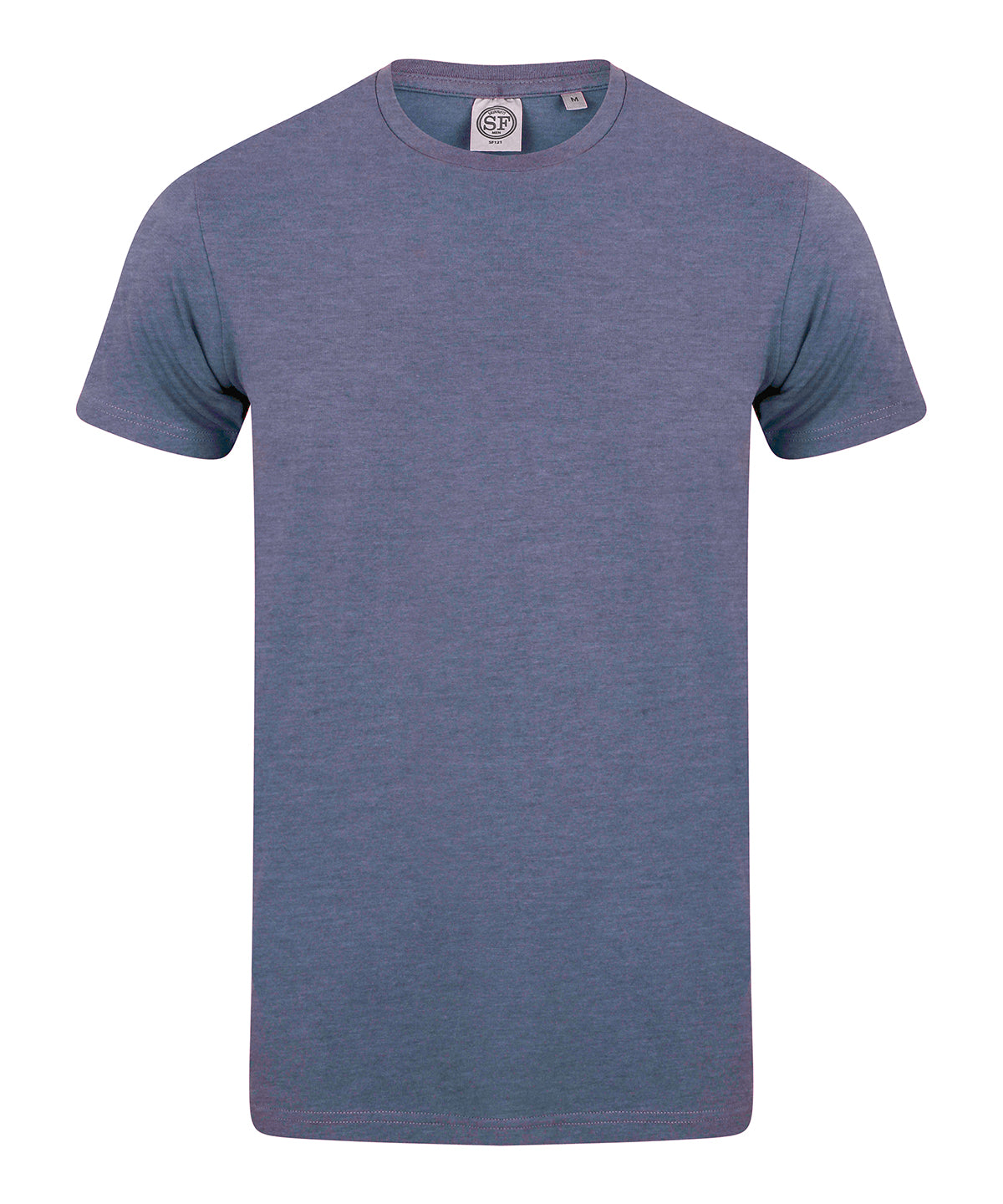 Feel Good Herren Stretch T-Shirt | Heather Blau