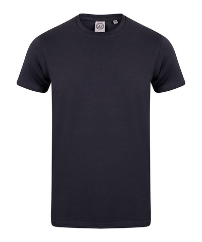 Camiseta elstica para hombres feel good | Azul Marino